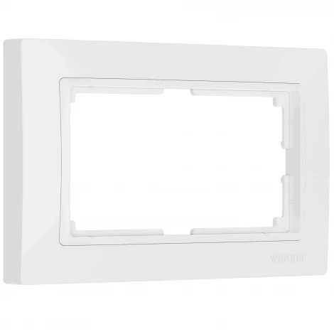 Рамка для двойной розетки Snabb basic (белый) Werkel W0082001 (a051304)