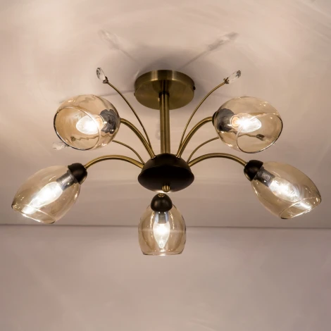 Потолочная люстра на штанге Citilux Комета CL108155 (220V, шарики)