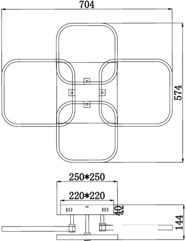 Потолочная люстра Freya Gritta FR10018CL-L51W