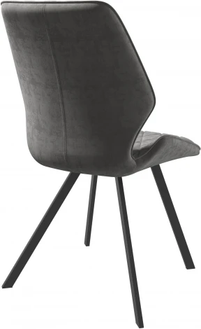 Обеденный стул МАМАДОМА Рафаэль (Металл,Велюр/Черный) 101758