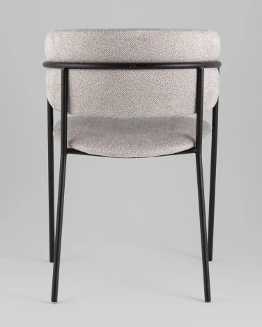 Кресло Нэлли New буклированный велюр серый Stool Group арт.УТ000039978