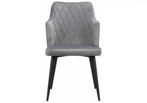 Обеденный стул на металлокаркасе Woodville Velen light gray 15028