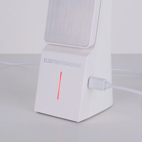 Офисная настольная лампа Eurosvet Desk белый/серебряный (TL90450)