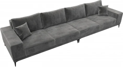 Диван прямой Льюес Лонг Лига Диванов (Велюр) арт.126719