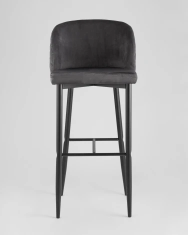 Стул барный Stool Group Оскар велюр серый УТ000001368