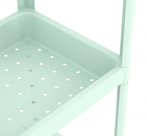 Стеллаж Sheffilton SHT-SS25-3 Пастельно-зелёный 3733976304