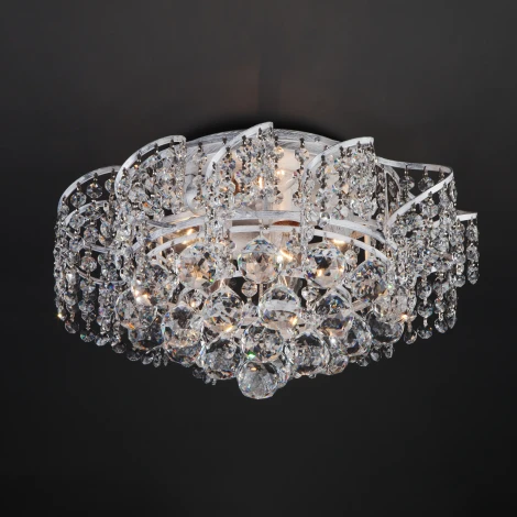 Потолочная люстра Eurosvet Charm 16017/6 белый с серебром