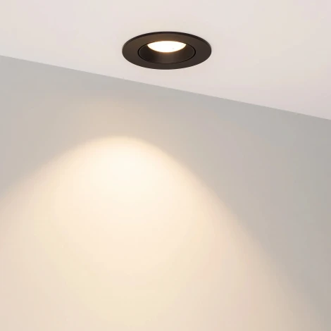 Встраиваемый точечный светильник MS-ATOLL-BUILT-TURN-R94-10W Warm3000 (BK, 60 deg, 230V) (Arlight, IP54 Металл) 041574 (LED)