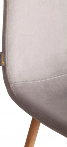 Стул BREEZE (mod. JSC-58) / 1 шт. в упаковке (Велюр,Металл  /Светло-серый)