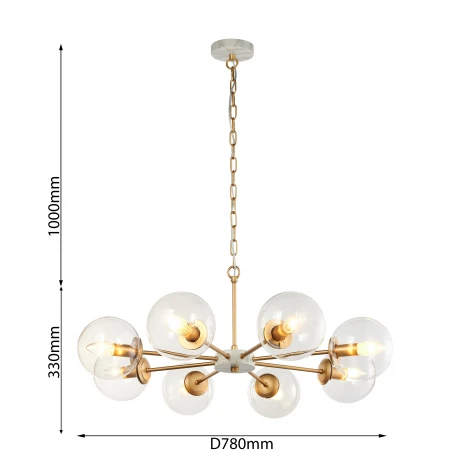Подвесная люстра Favourite Marmore 2671-8P