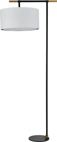 Торшер Escada Idea 10186/T 1x60Вт E27, металл/ткань, чёрный (220V)