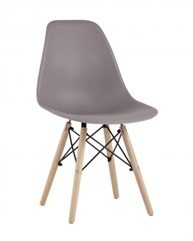 Стул Eames Style DSW темно-бежевый (разборный каркас) Stool Group арт.УТ000037600
