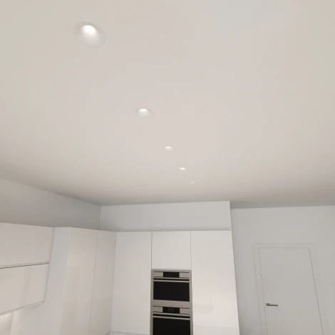 Точечный встраиваемый светильник DK3500-WH