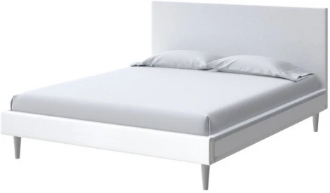 PROxSON Кровать Claro (Ткань: Велюр Teddy Снежный) 90x200