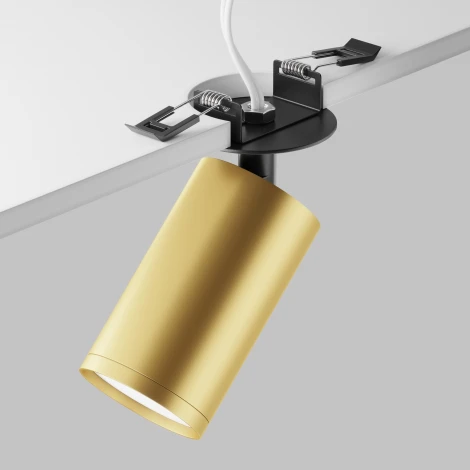 Встраиваемый светильник FOCUS S GU10 1x10Вт Maytoni Technical C049CL-U-1BMG (220V, круглые)