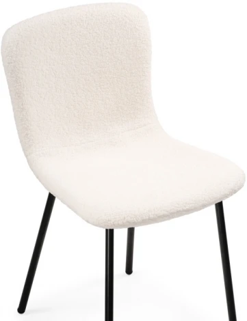 Стул Woodville на металлокаркасе Ursa black / white 15594