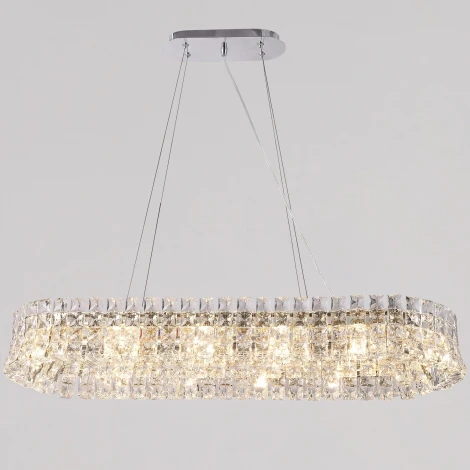 Подвесная люстра хрустальная ILLUMICO IL5130-950LZF-25 CH ELITE
