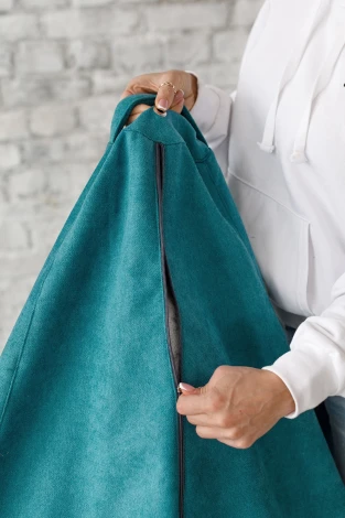 Кресло мешок Dreambag Груша Нефритовый Велюр (2XL, Классический) 5023631