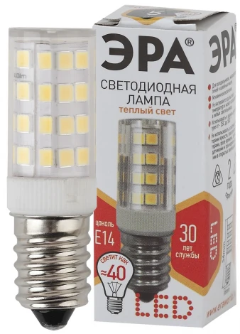 Лампочка светодиодная E14 5W ЭРА LED T25-5W-CORN-827-E14