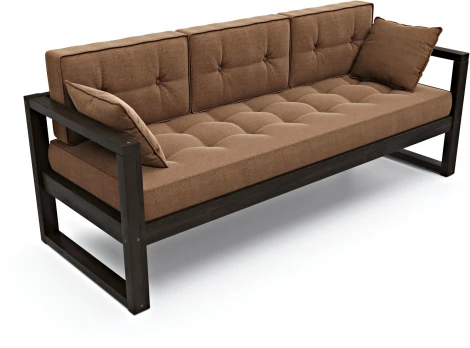 Диван Arsko Астер Б венге коричневая рогожка