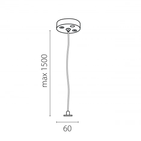 Подвесное крепление для светильников 456ххх Lightstar Trito 456017