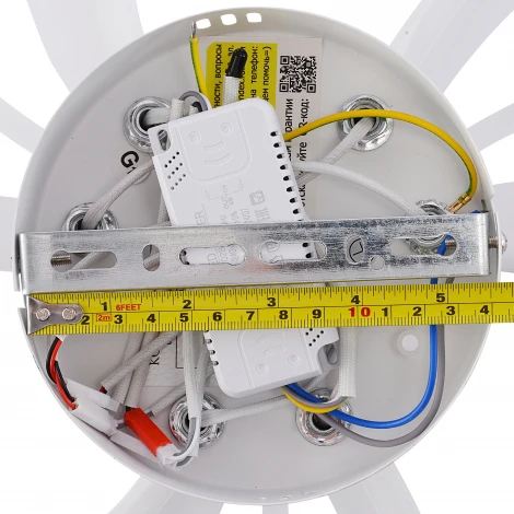 Потолочная люстра светодиодная с пультом ДУ 66W, белый, LED Natali Kovaltseva Fortuna LED LAMPS 81107/2C