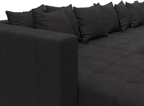 Диван П-образный Лига-052 НПБ МегаЛонг Лига Диванов (Замша) арт.128881