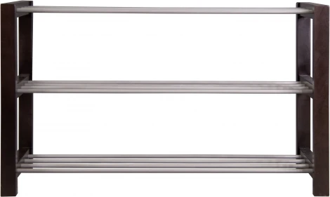 Тумба для обуви Дольче темно-коричневый/металлик от фабрики Mebelik