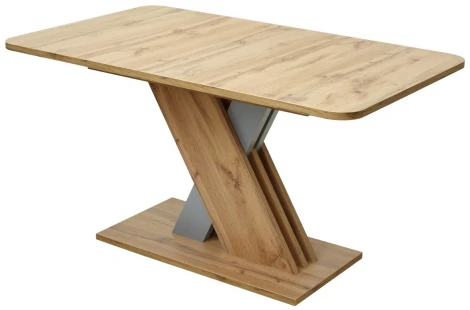 Обеденный стол M-City EXEL 140 Дуб Вотан/ Алюминий