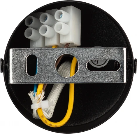 Подвесной светильник ЭРА PL18 BK/CL (220V, на проводе)