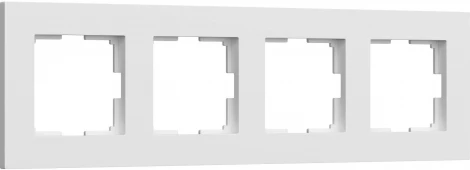 Рамка на 4 поста (белый софт) Werkel W0042961 (a062797)
