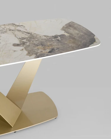 Стол обеденный Stool Group Аврора 160*90 керамика светлая УТ000034889