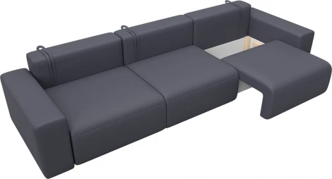 Диван прямой Лига-036 НПБ Классик Лонг Лига Диванов (Экокожа) арт.127673