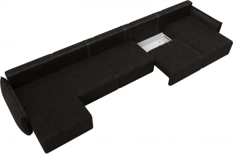 Диван п-образный Лига-051 НПБ МегаЛонг Лига Диванов (Велюр) арт.128747