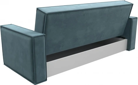 Диван-книжка Куба (Бирюзовый/Велюр) Лига Диванов арт.122040