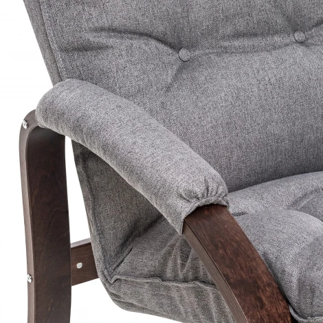 Кресло-трансформер Leset Левада (Фанера,Березовый шпон,Металл,Рогожка/Орех) арт.2500000190261