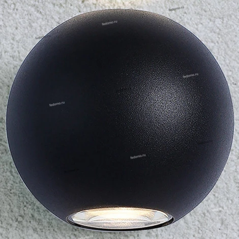 Светодиодная архитектурная подсветка черный Elektrostandard Diver 1566 TECHNO LED (220V, шар, IP54)