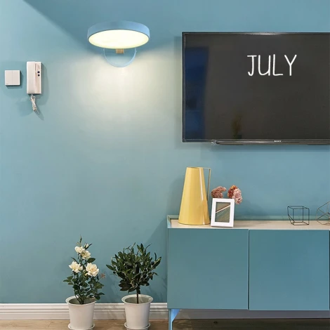 Бра Wi-Fi Turna Blue By ImperiumLoft Turna-W01 (LED, 220V, пульт управления, голосовое управление, умный дом - Алиса)