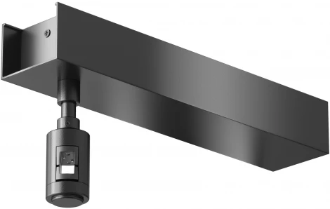 Основание потолочное Short для блока питания с вводом питания Flarity черный Maytoni Accessories for tracks Flarity TRA156С-BB1-B