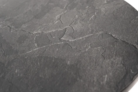 Интерьерный стол из HPL круглый, D30, H40, цвет серый гранит 4SIS Альберто RC658-D30-4sis