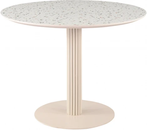 Стол обеденный Stool Group Stem D90 терраццо УТ000038269