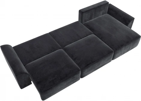 Диван угловой Лига-048 НПБ лонг Лига Диванов (Велюр) арт.128503