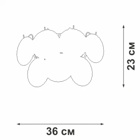 Бра V5295-8/2A Vitaluce (220V)