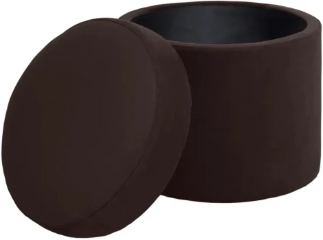 Пуф Barrel малый ОГОГО (арт.333321), (Ткань/Коричневый)