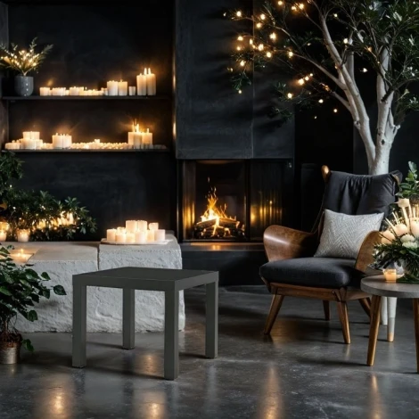 Стол журнальный Hesby  (ЛДСП Е1/Черный) арт.HSBB_45238_5