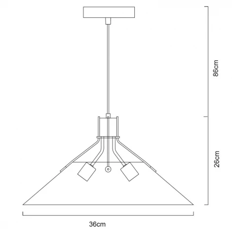 Подвесной светильник Arte Lamp Stark A9347SP-3BK