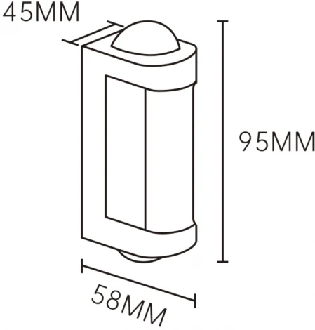 Уличный настенный светильник Escada 30006LED 30006W/01 LED*4W IP54 Black (220V, круглые)