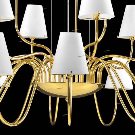 Подвесная большая люстра Lightstar Diafano 758212 (220V, на тросе)