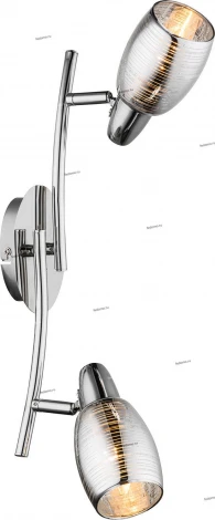 Спот на штанге Globo Carson 54986-2 (220V, круглые)