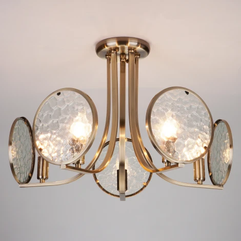 Потолочная люстра Eurosvet Cyrus 60073/5 античная бронза